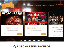 Tablet Screenshot of plateaunotickets.com